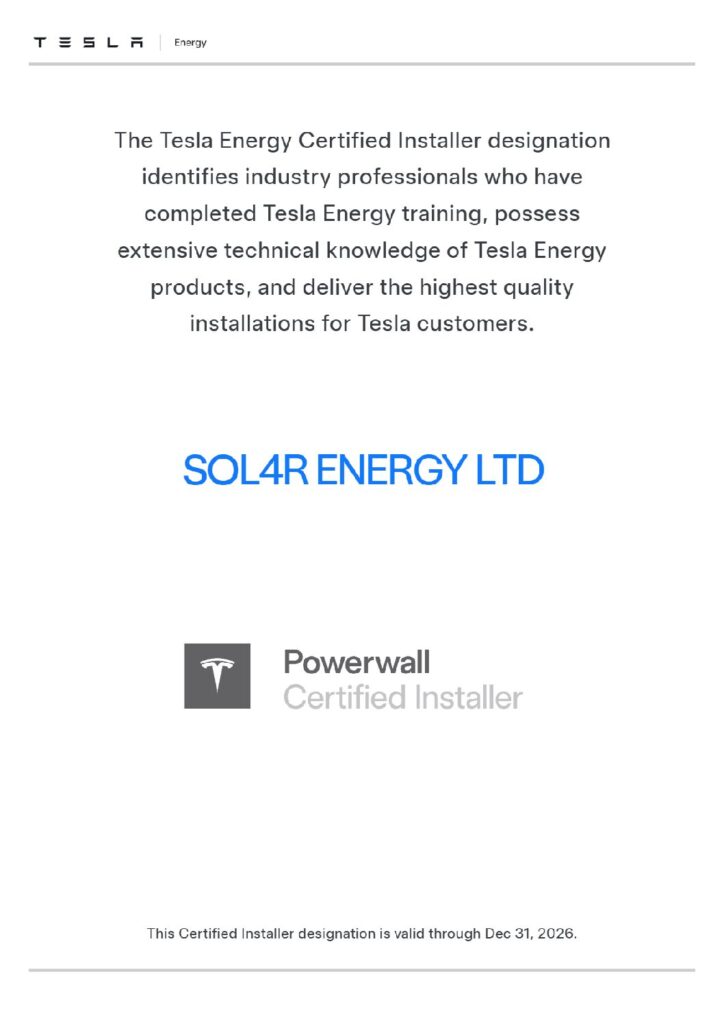 Tesla Certified Partner